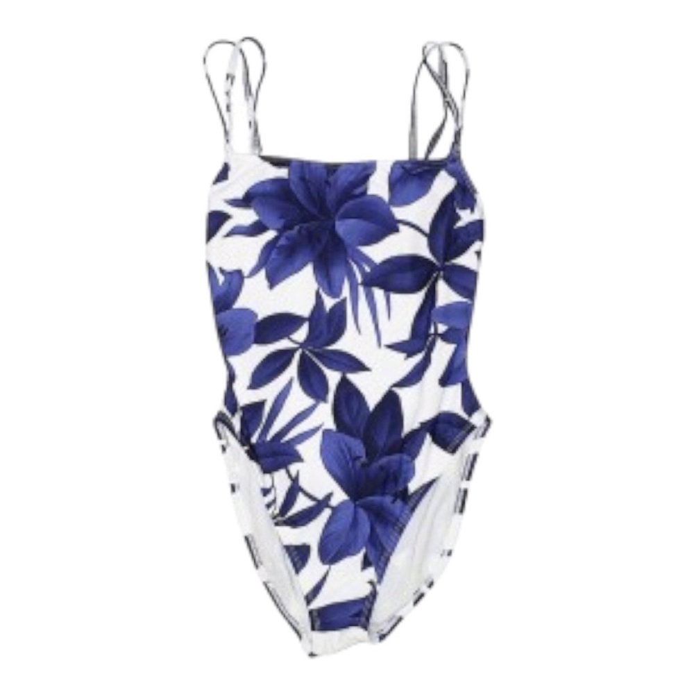 🪻La Blanca Navy Floral One Piece Swimsuit🪻